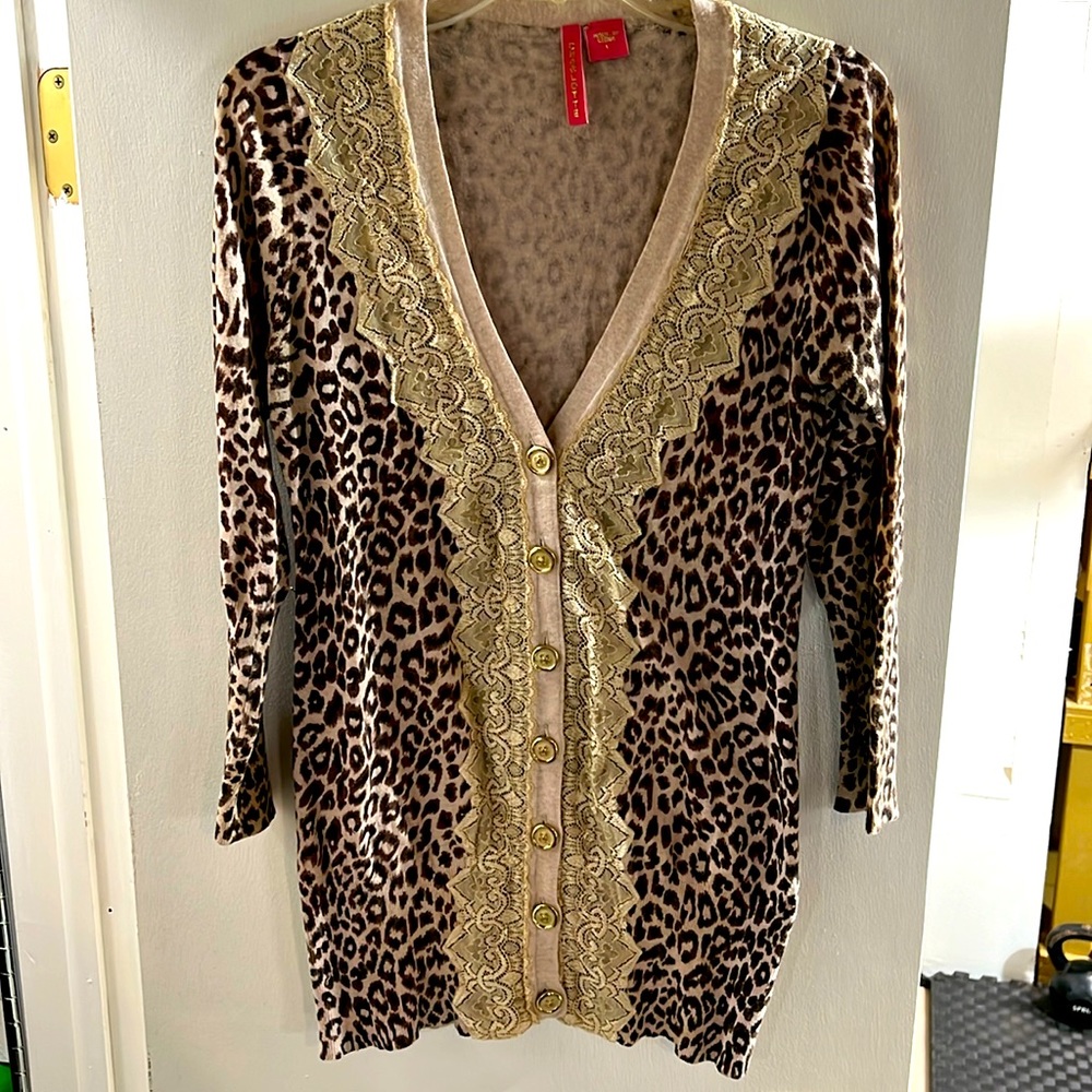Leopard cardigan
